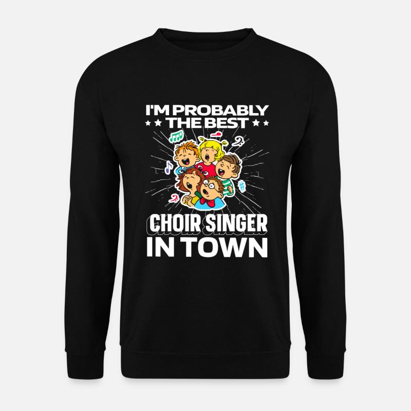 Choir Singer Lustig - Unisex Sweatshirt - black