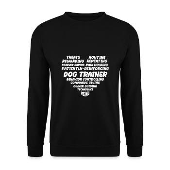 Dresseur - Sweat-shirt Unisexe - noir - Devant - Alina (178cm) & Michal (187cm)