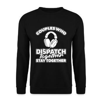 Centre d’opérations du centre de contrôle des appels d’urgence Paar - Sweat-shirt Unisexe - noir - Devant - Alina (178cm) & Michal (187cm)