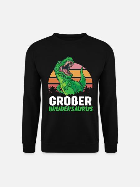 Dinosaurier Großer Bruder - Unisex Pullover - Schwarz