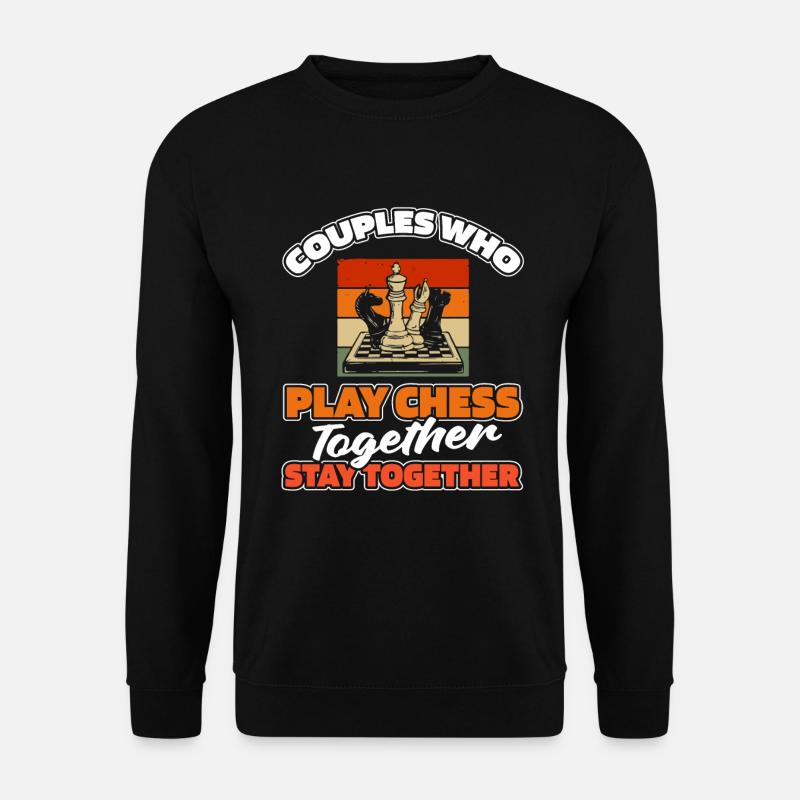 Chess Pair - Unisex Sweatshirt - black