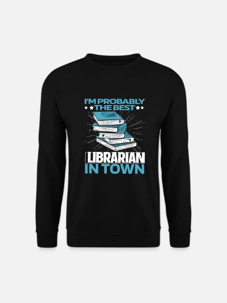 Librarian Lustig - Unisex Sweatshirt - black