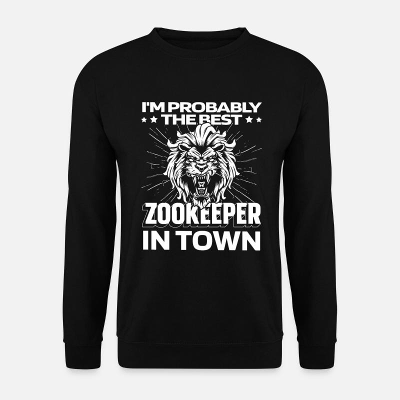 Zookeeper Zookeeper Lion - Unisex Sweatshirt - black