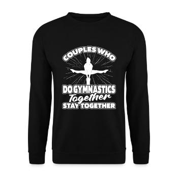 Rsg Gymnastique Sports Couple - Sweat-shirt Unisexe - noir - Devant - Alina (178cm) & Michal (187cm)