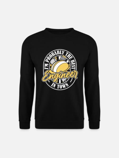 Engineer Safety Helmet - Unisex Sweatshirt - black