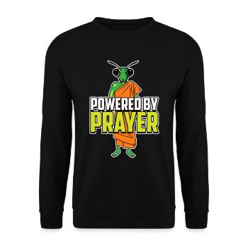 Mante religieuse Kung Fu - Sweat-shirt Unisexe - noir - Devant - Alina (178cm) & Michal (187cm)