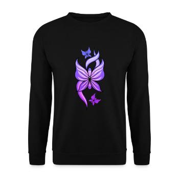 Fibromyalgie Rhumatisme coloré - Sweat-shirt Unisexe - noir - Devant - Alina (178cm) & Michal (187cm)