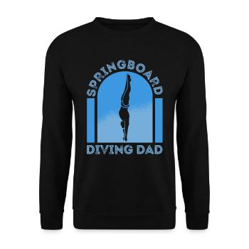 Plongeur plongeur Papa - Sweat-shirt Unisexe - noir - Devant - Alina (178cm) & Michal (187cm)