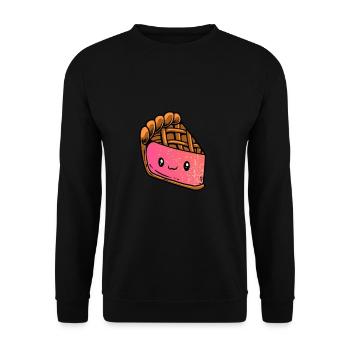 Thanksgiving Cute - Unisex Sweatshirt - black - Front - Alina (178cm) & Michal (187cm)
