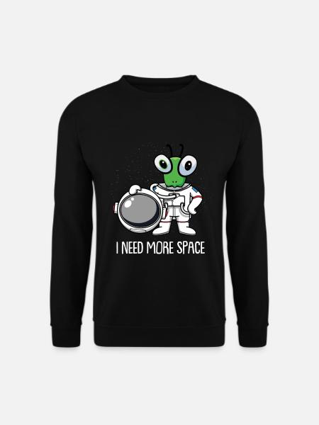 Mantis Praying Mantis Astronaut - Unisex Sweatshirt - black