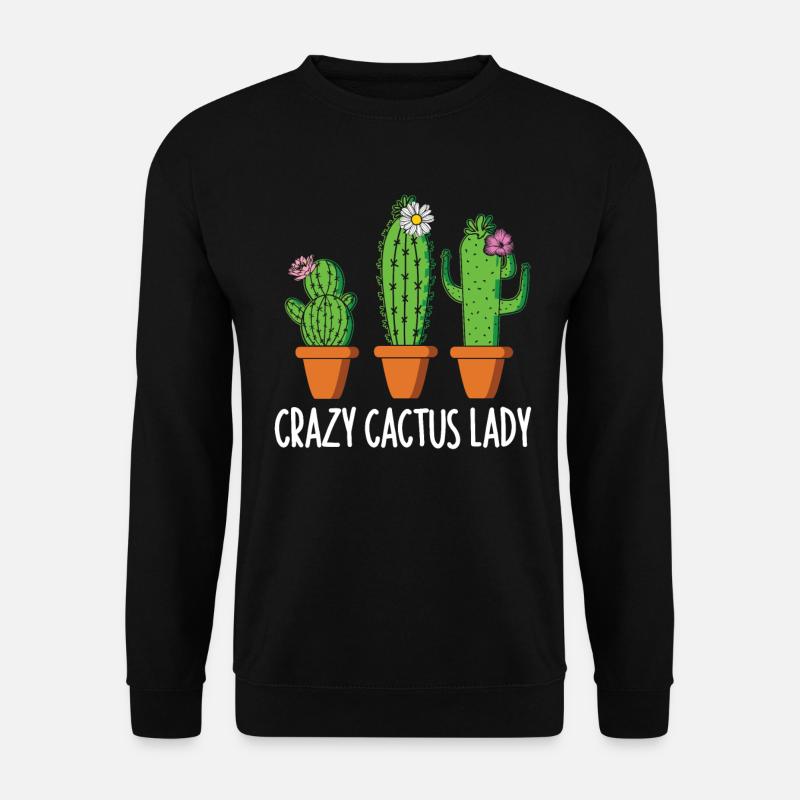 Kaktus Garten - Unisex Pullover - Schwarz