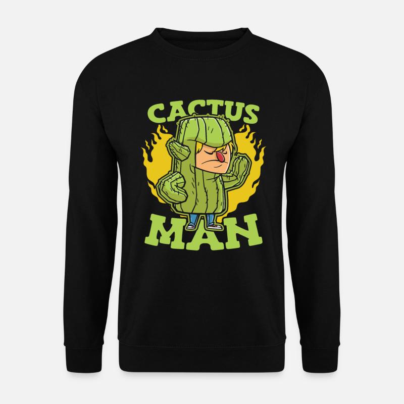 Kaktus Garten - Unisex Pullover - Schwarz