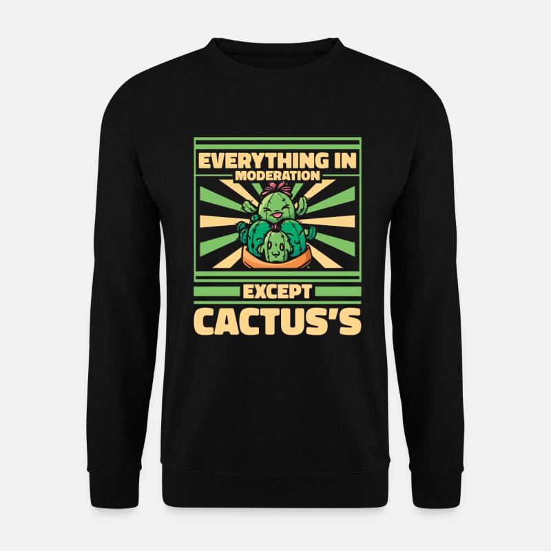 Cactus Garden - Unisex Sweatshirt - black