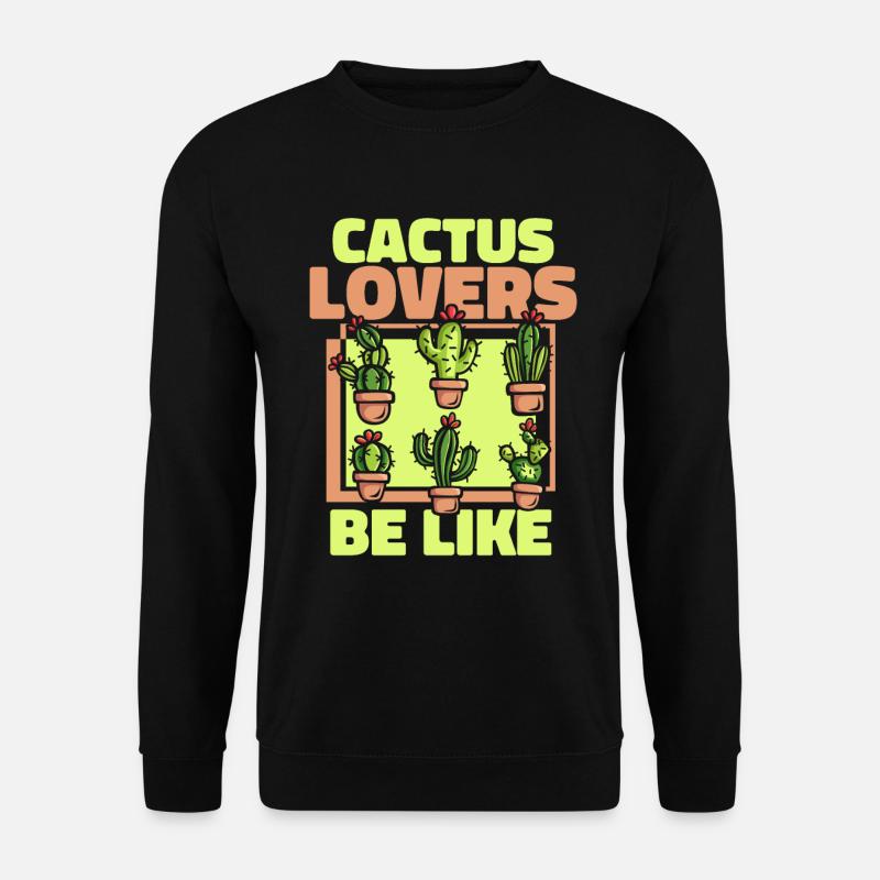 Kaktus Garten - Unisex Pullover - Schwarz