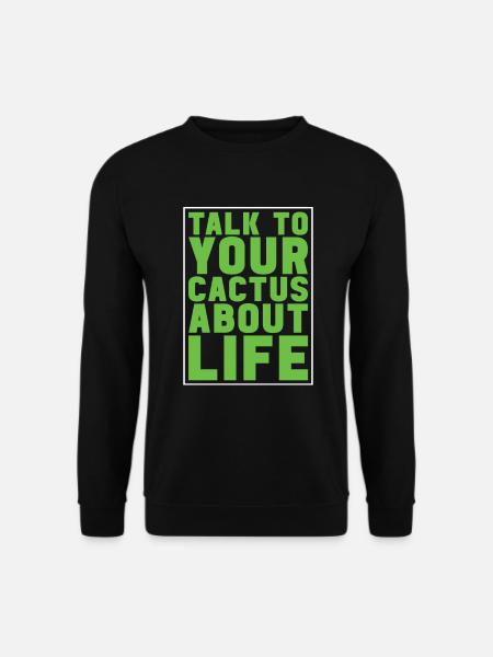 Kaktus Garten - Unisex Pullover - Schwarz