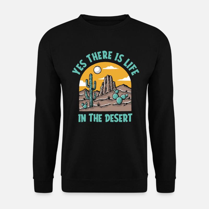 Kaktus Garten - Unisex Pullover - Schwarz