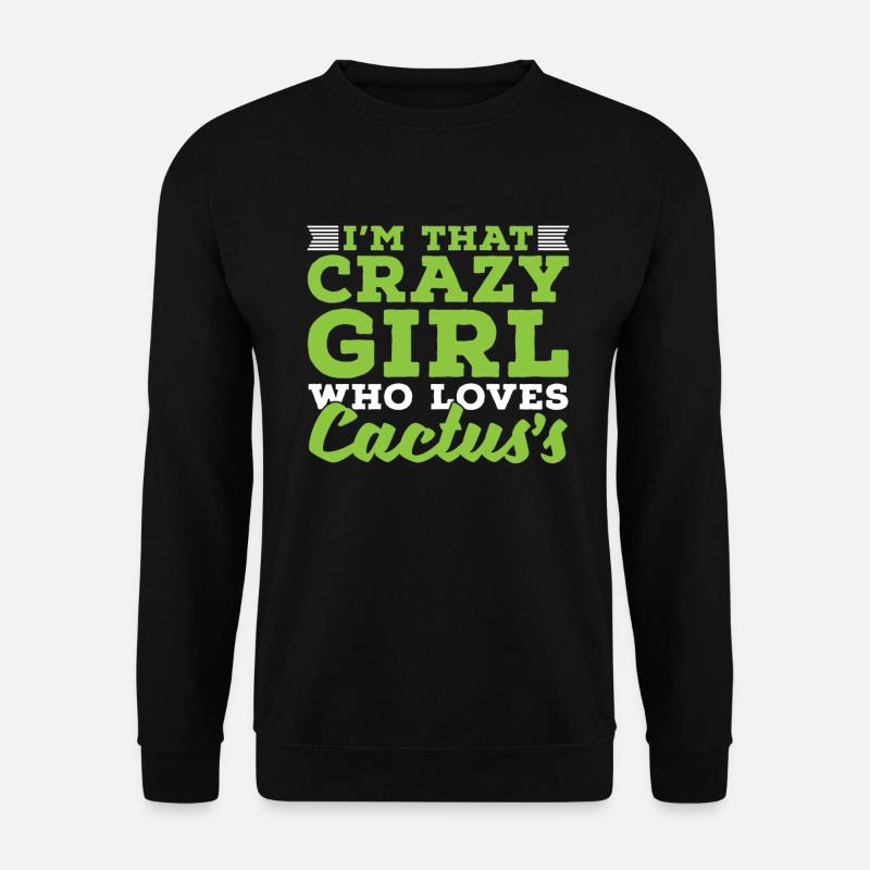 Kaktus Garten - Unisex Pullover - Schwarz