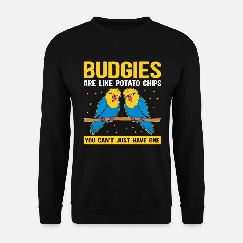 Budgerigar owner budgerigar gift - Unisex Sweatshirt - black