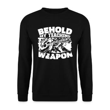 Professeur de musique Professeur de musique - Sweat-shirt Unisexe - noir - Devant - Alina (178cm) & Michal (187cm)