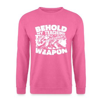 Professeur de musique Professeur de musique - Sweat-shirt Unisexe - rose - Devant