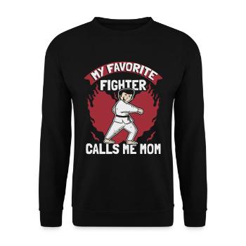Taekwondo Son - Unisex Sweatshirt - black - Front - Alina (178cm) & Michal (187cm)