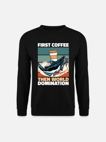 Catfish Coffee - Unisex Sweatshirt - black
