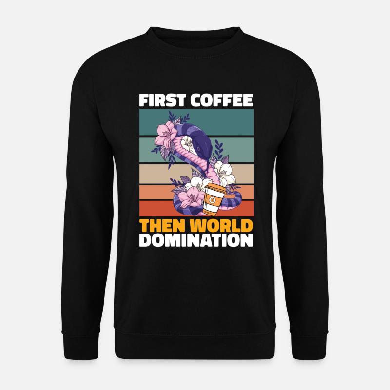 Café de serpent - Sweat-shirt Unisexe - noir