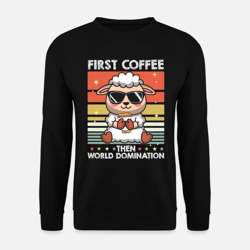 Sheep funny - Unisex Sweatshirt - black