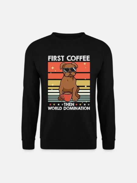 Bulldog Coffee - Unisex Sweatshirt - black
