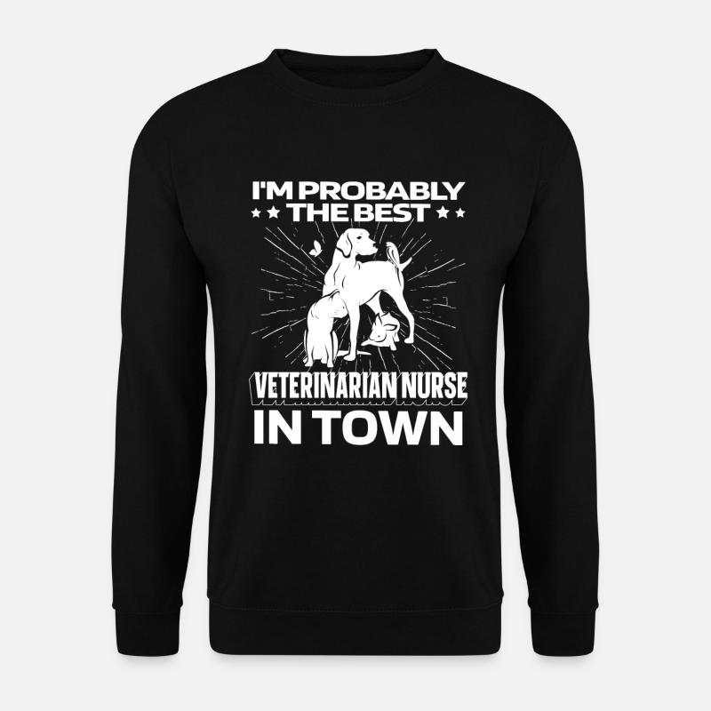 Veterinary Assistant Animals - Unisex Sweatshirt - black