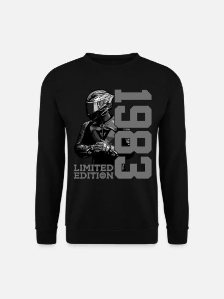LIMITED EDITION 1983 MOTORRAD 43. GEBURTSTAG - Unisex Pullover - Schwarz