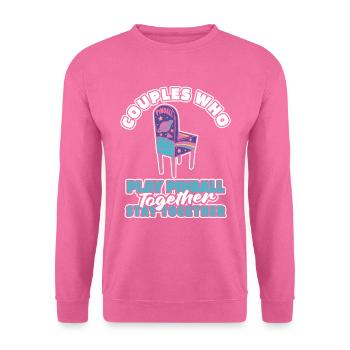 Pinball Pair - Unisex Sweatshirt - pink - Front