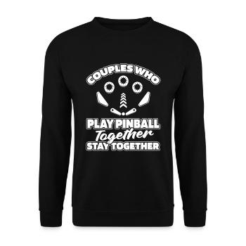 Paire de flippers - Sweat-shirt Unisexe - noir - Devant - Alina (178cm) & Michal (187cm)