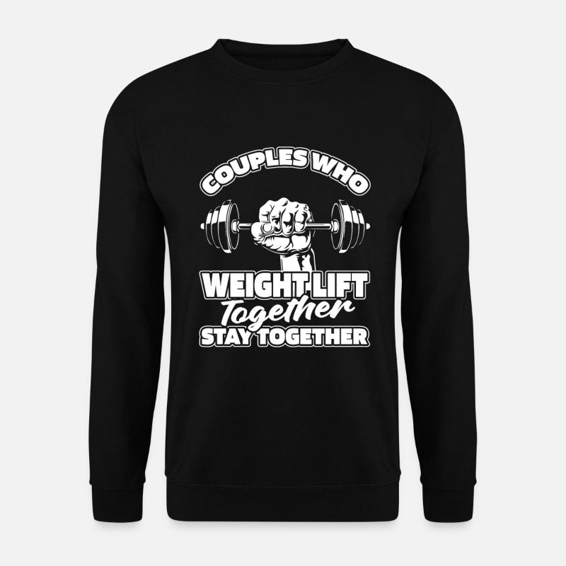 Weightlifting Weightlifting Pair - Unisex Sweatshirt - black