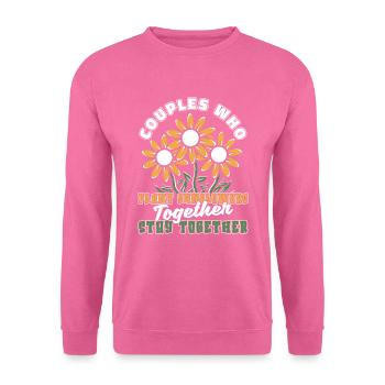 Sunflower Pair - Unisex Sweatshirt - pink - Front