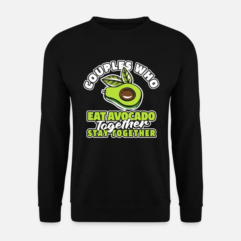 Avocado pair - Unisex Sweatshirt - black
