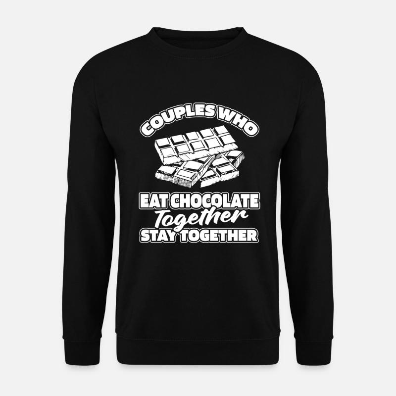 Chocolate Chocolate Pair - Unisex Sweatshirt - black