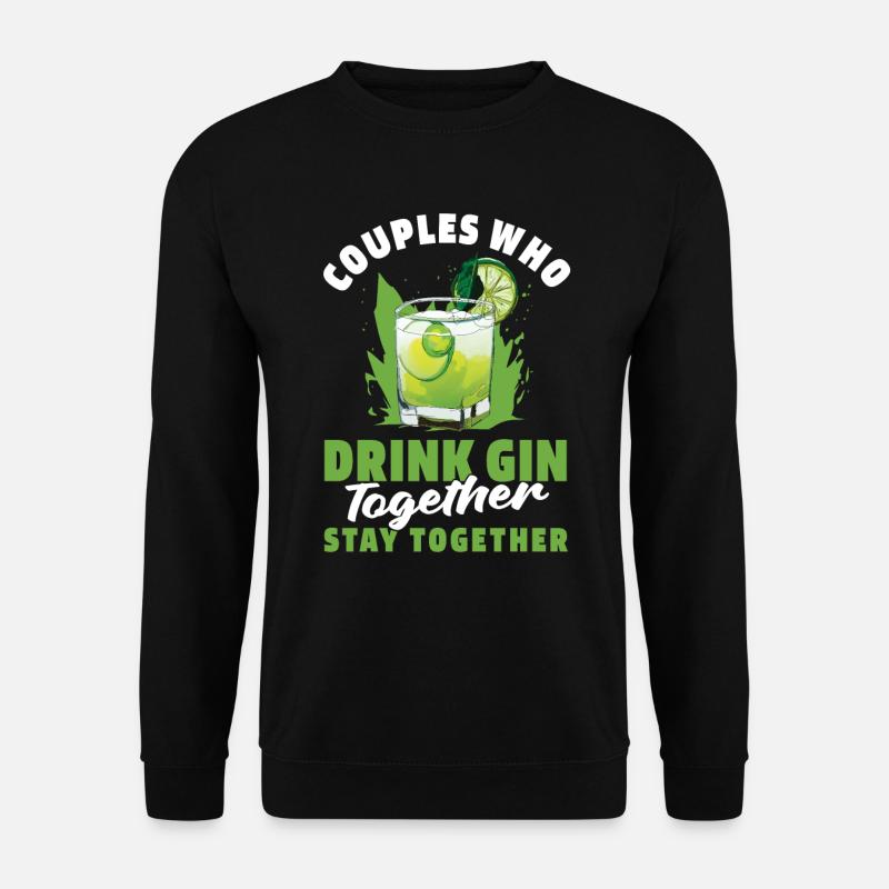 Gin Paar - Unisex Pullover - Schwarz