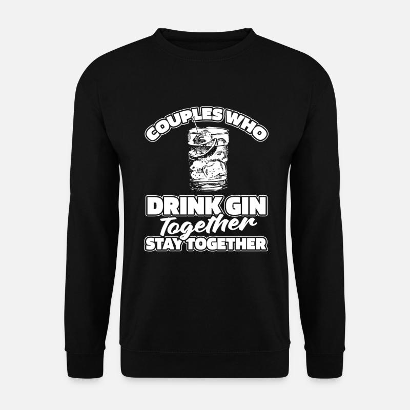 Gin Paar - Unisex Pullover - Schwarz