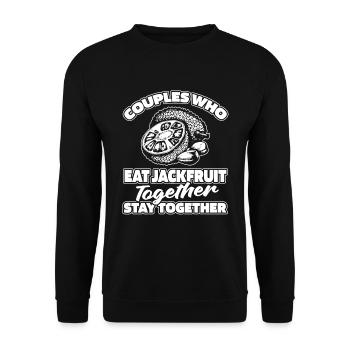 Paire de jacquiers - Sweat-shirt Unisexe - noir - Devant - Alina (178cm) & Michal (187cm)