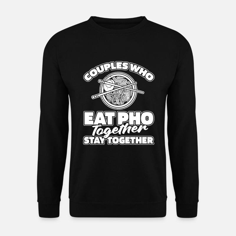 Paire de bols Pho - Sweat-shirt Unisexe - noir