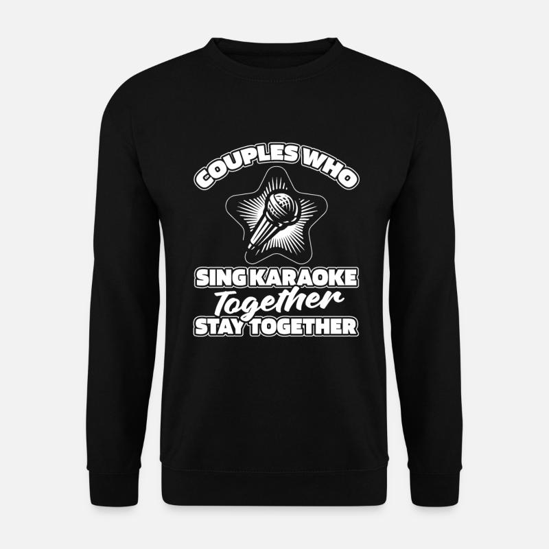 Karaoke Paar - Unisex Pullover - Schwarz