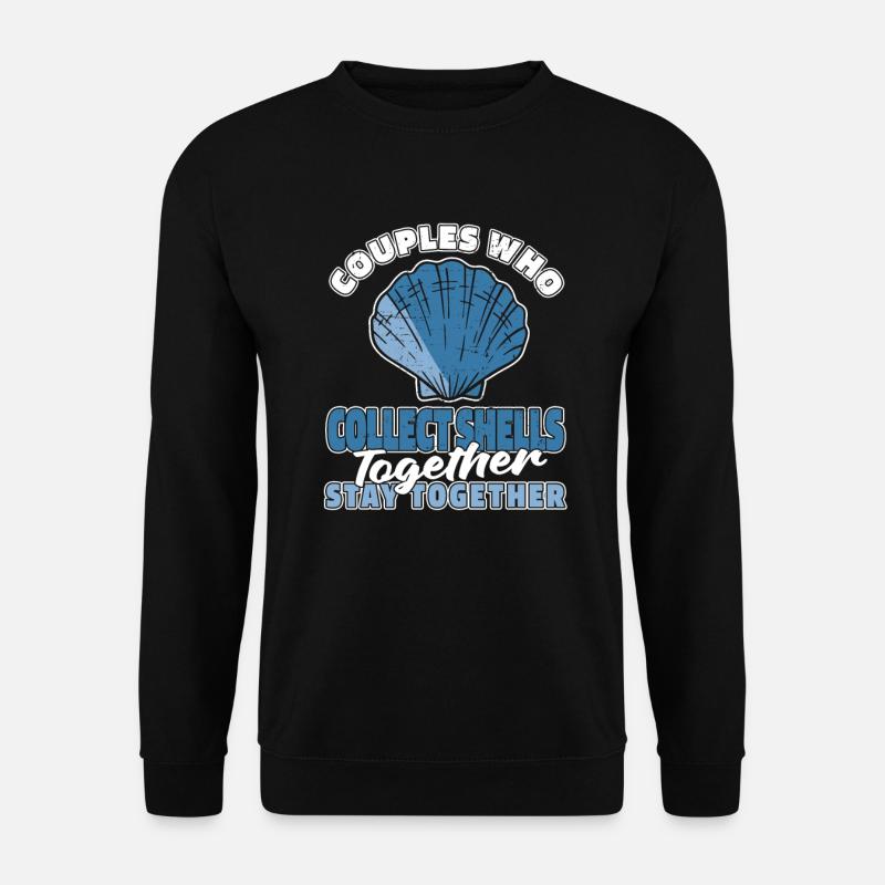 Paire de coquilles - Sweat-shirt Unisexe - noir