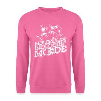 Biologie Biologe Witzig Molekularbiologe - Unisex Pullover - Pink - Vorne