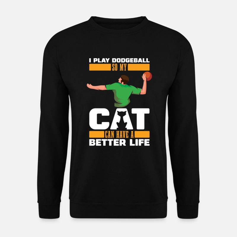 Chat de ballon chasseur - Sweat-shirt Unisexe - noir