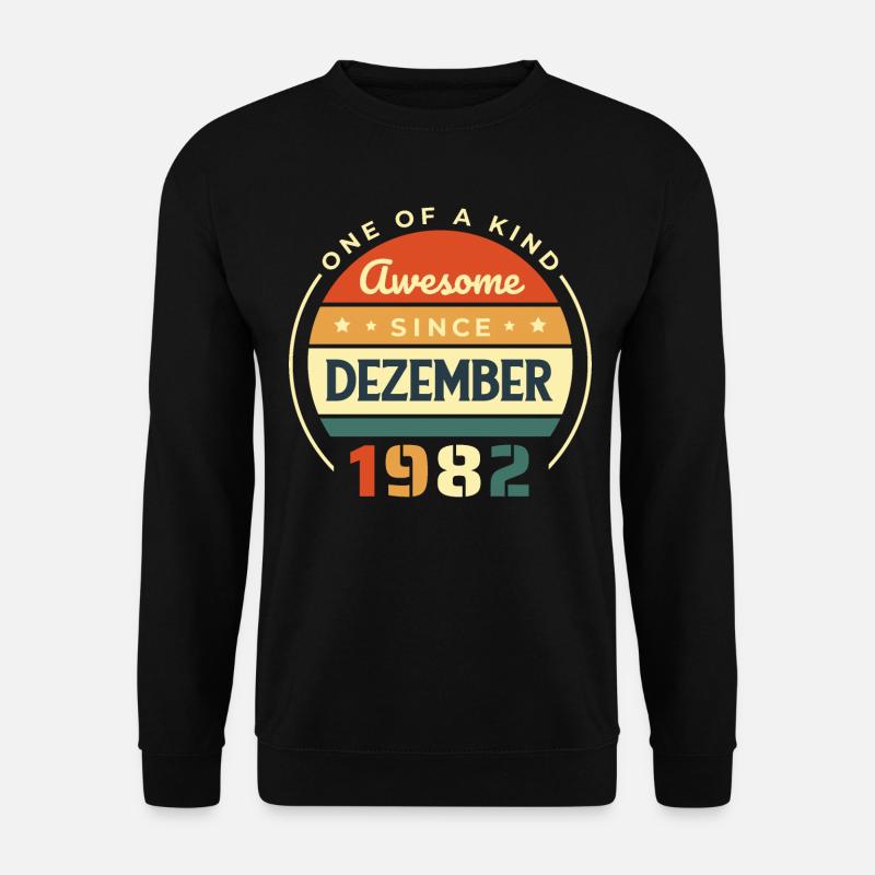 Awesome since December 40th birthday - Unisex Sweatshirt - black