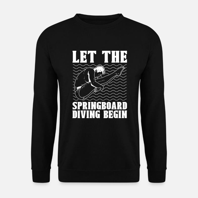 Diving Divers - Unisex Sweatshirt - black