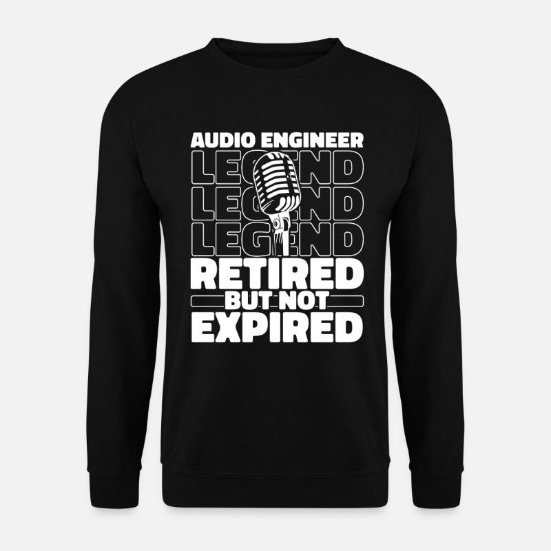 Tontechniker Toningenieur Im Ruhestand - Unisex Pullover - Schwarz