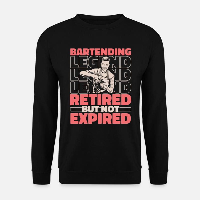 Bartender Retired Bartender - Unisex Sweatshirt - black