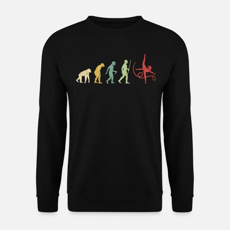 Rhythmic Gymnastics Girl Evolution - Unisex Sweatshirt - black